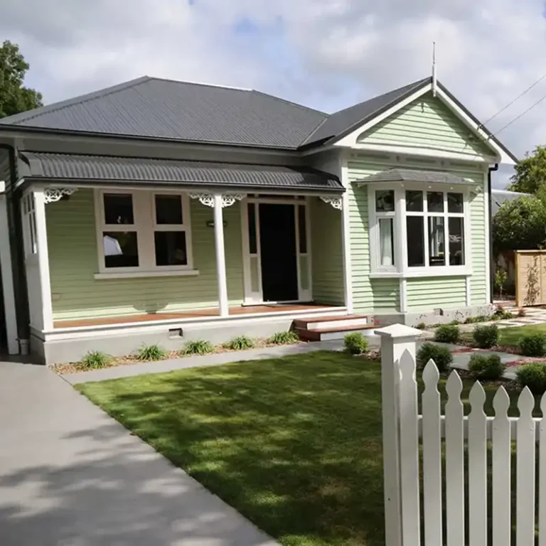 Exterior view of renovated Beckenham Christchurch home with new NK windows