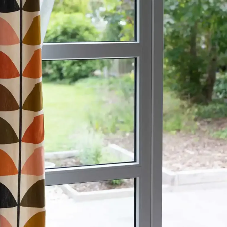 Awning window partially open overlooking garden Beckenham Christchurch